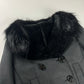 Prada Wool Inside Sheep Fur Elegant Collar FW 2010 - XS