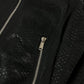 Yves Saint Laurent Dark Genuine Snakeskin Leather Bomber Jacket 2000s - L