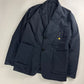 Hermès Sample Puffer Tailored Navy Minimalist Blazer FW 2023 - M