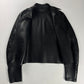 Gucci Tom Ford Pure Dark Soft Leather Padded Shoulder Biker Jacket SS 1999 - M