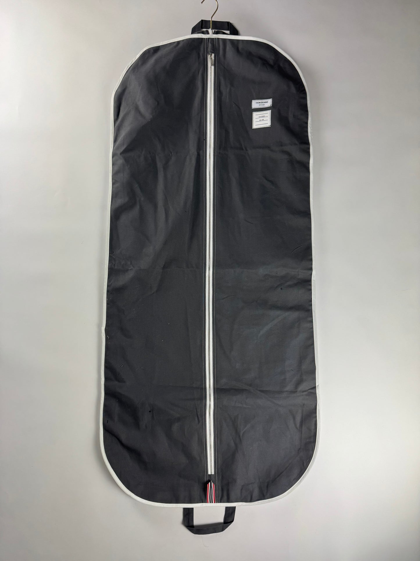 Thom Browne Sample Grigio Deer Leather Overcoat - XS