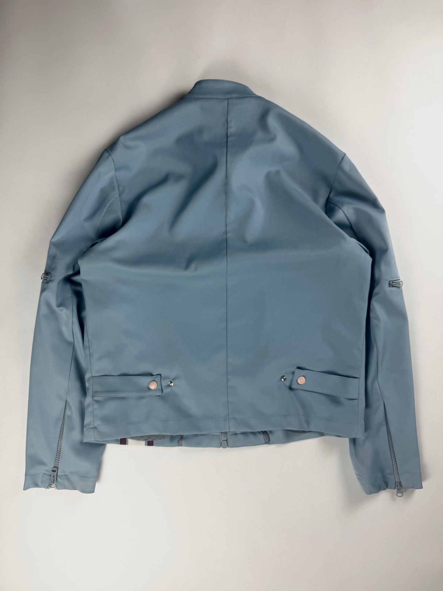 Alexander McQueen Blue Cotton Racing Jacket SS 1996 - L