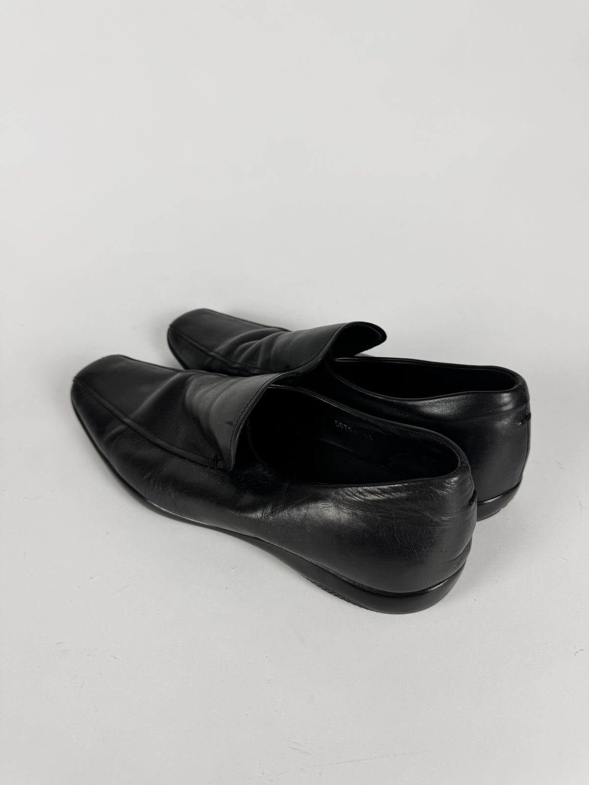 Prada Leather Square Toe Loafers FW 1999 - 45 EU