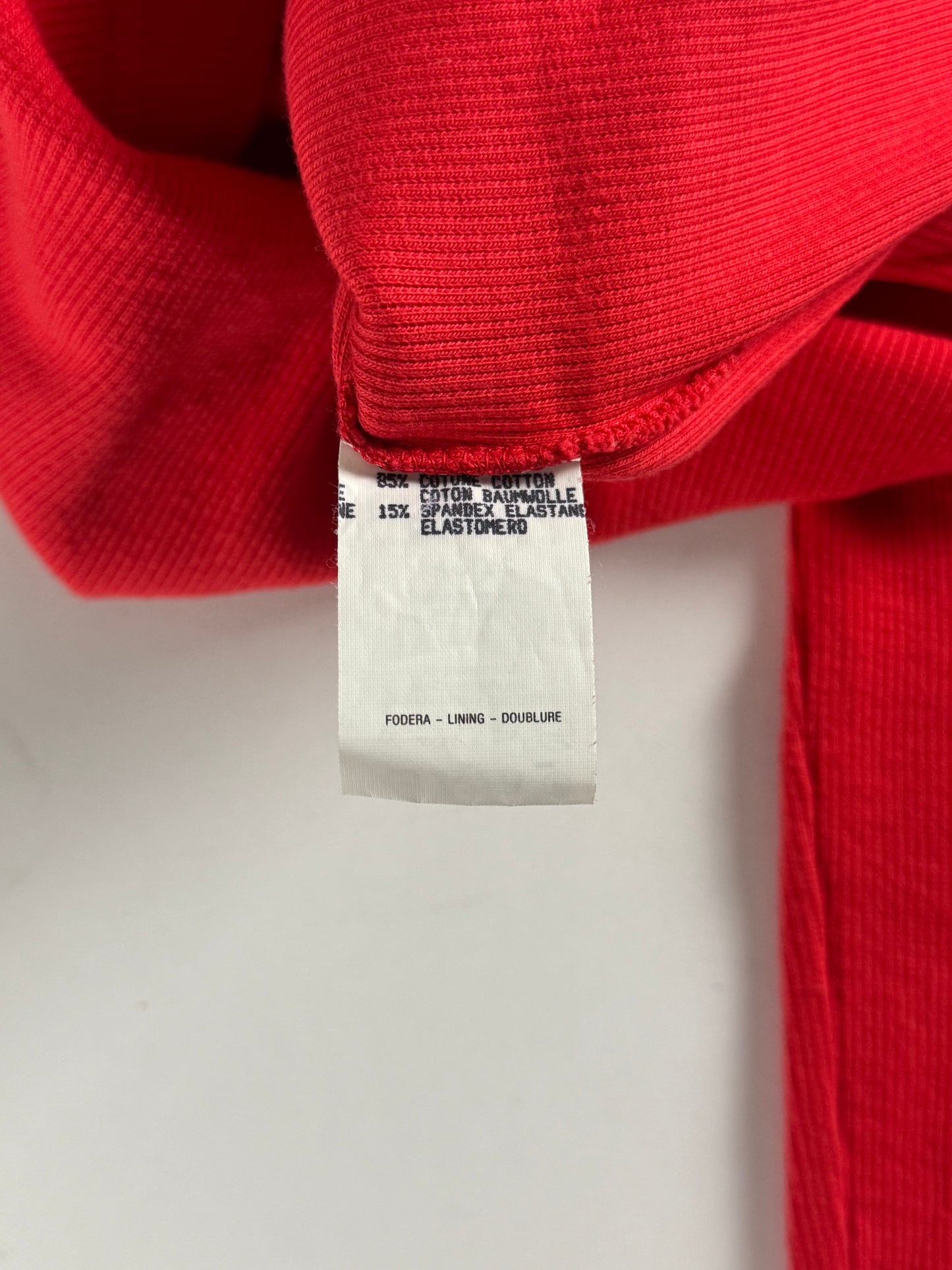Gucci Red Cotton Top SS 1996 - M