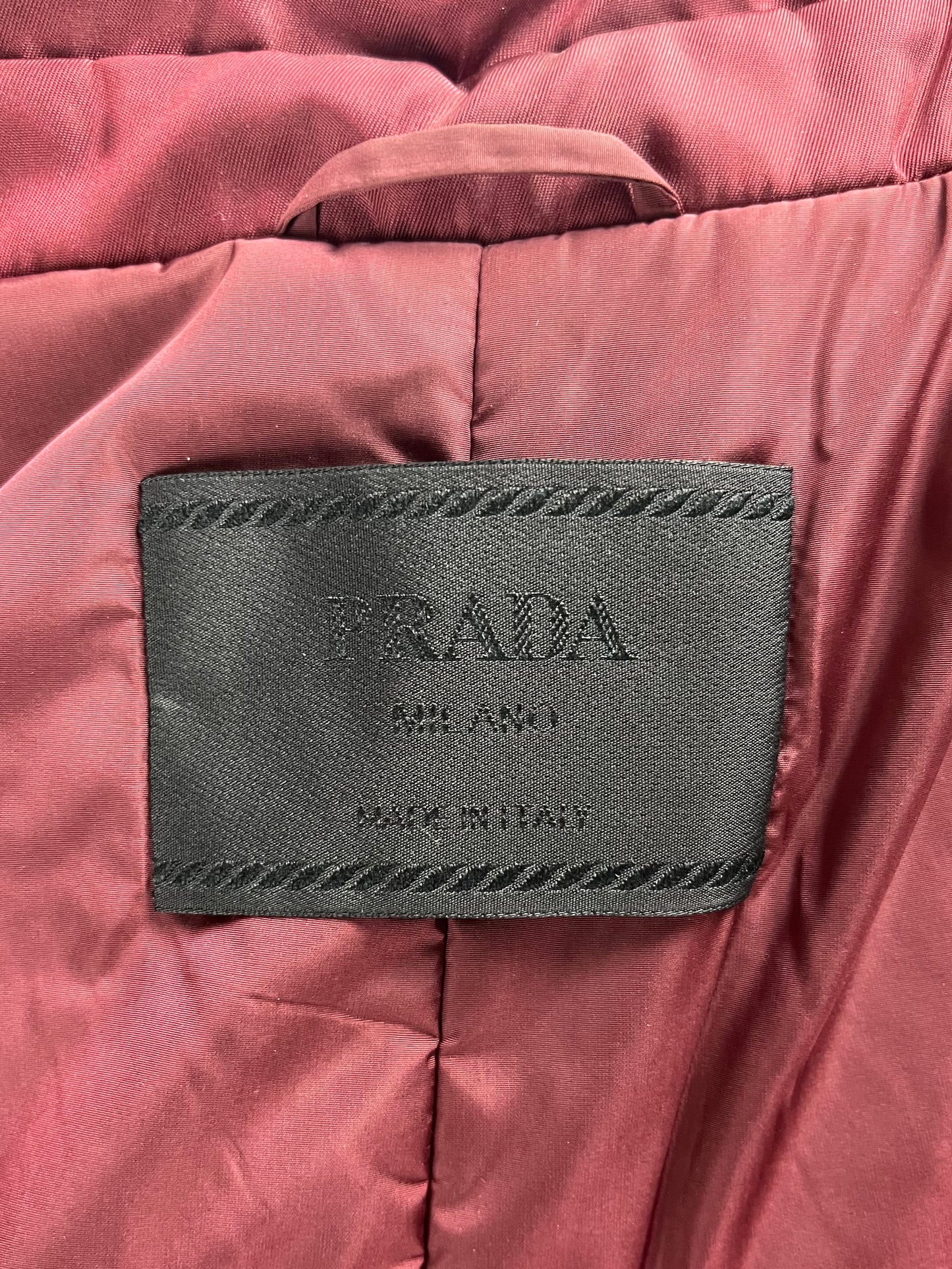 Prada Strapped Nylon Coat FW 1999 - S