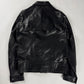 Dior Homme Dark Aviator Leather Trucker Jacket SS 2008 - M