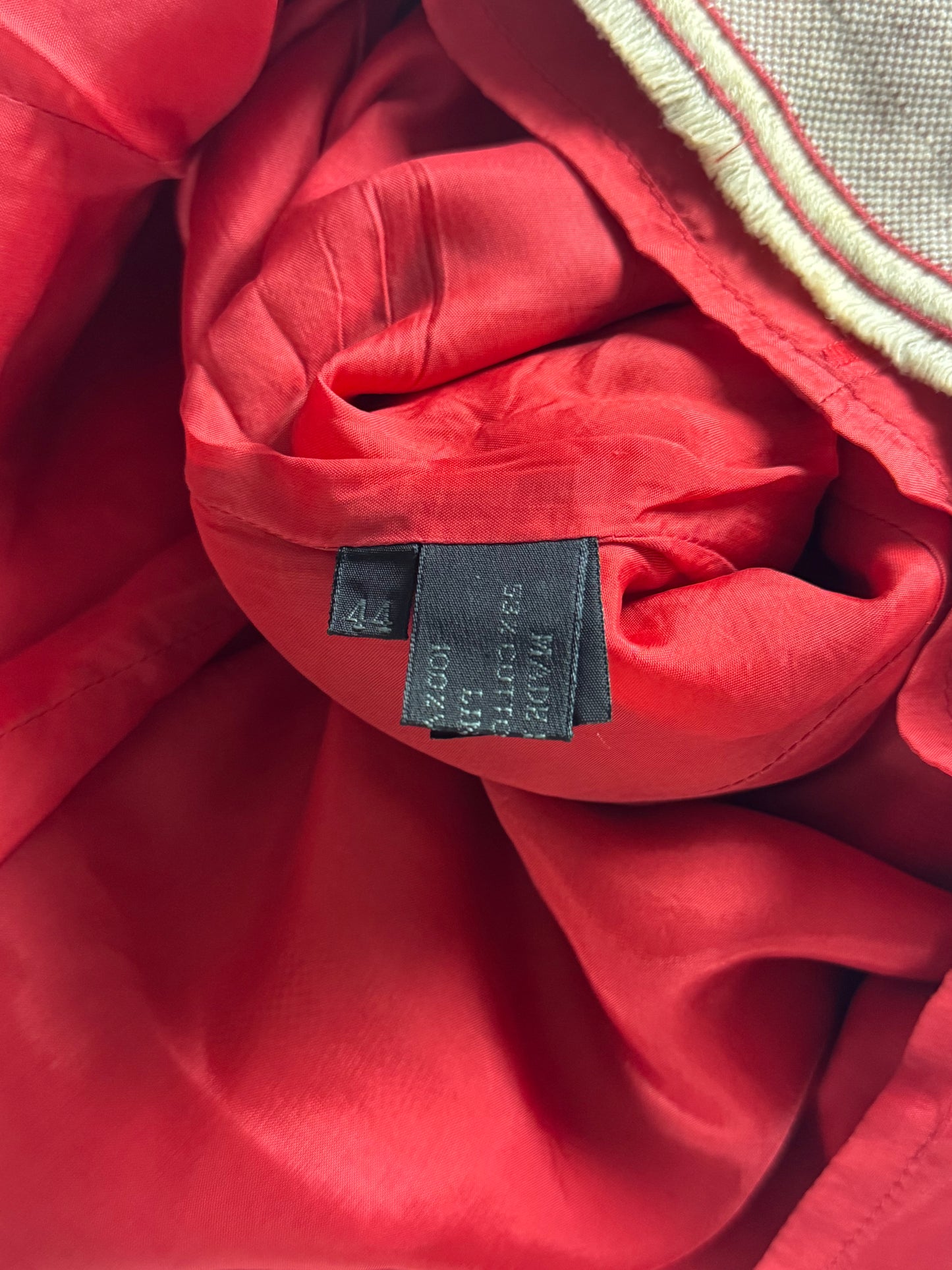 Prada Red Cotton Dress SS 1999 - S
