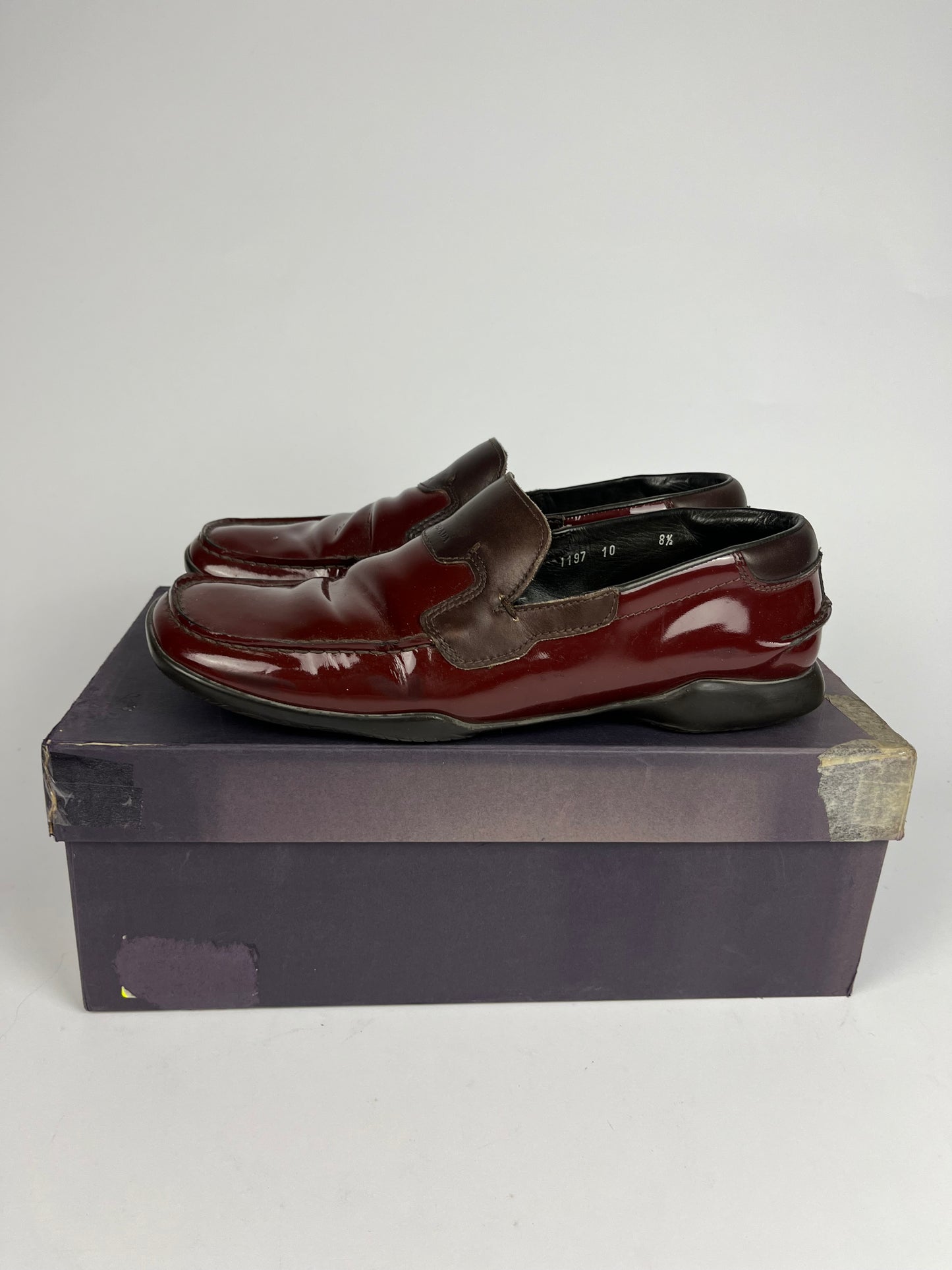 Prada Bright Leather Loafers SS 2000 - 43,5 EU