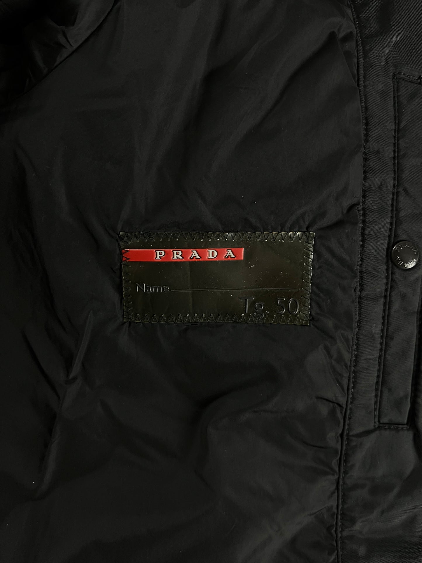 Prada Two Button Funnel Neck Bomber Jacket FW 2006 - M
