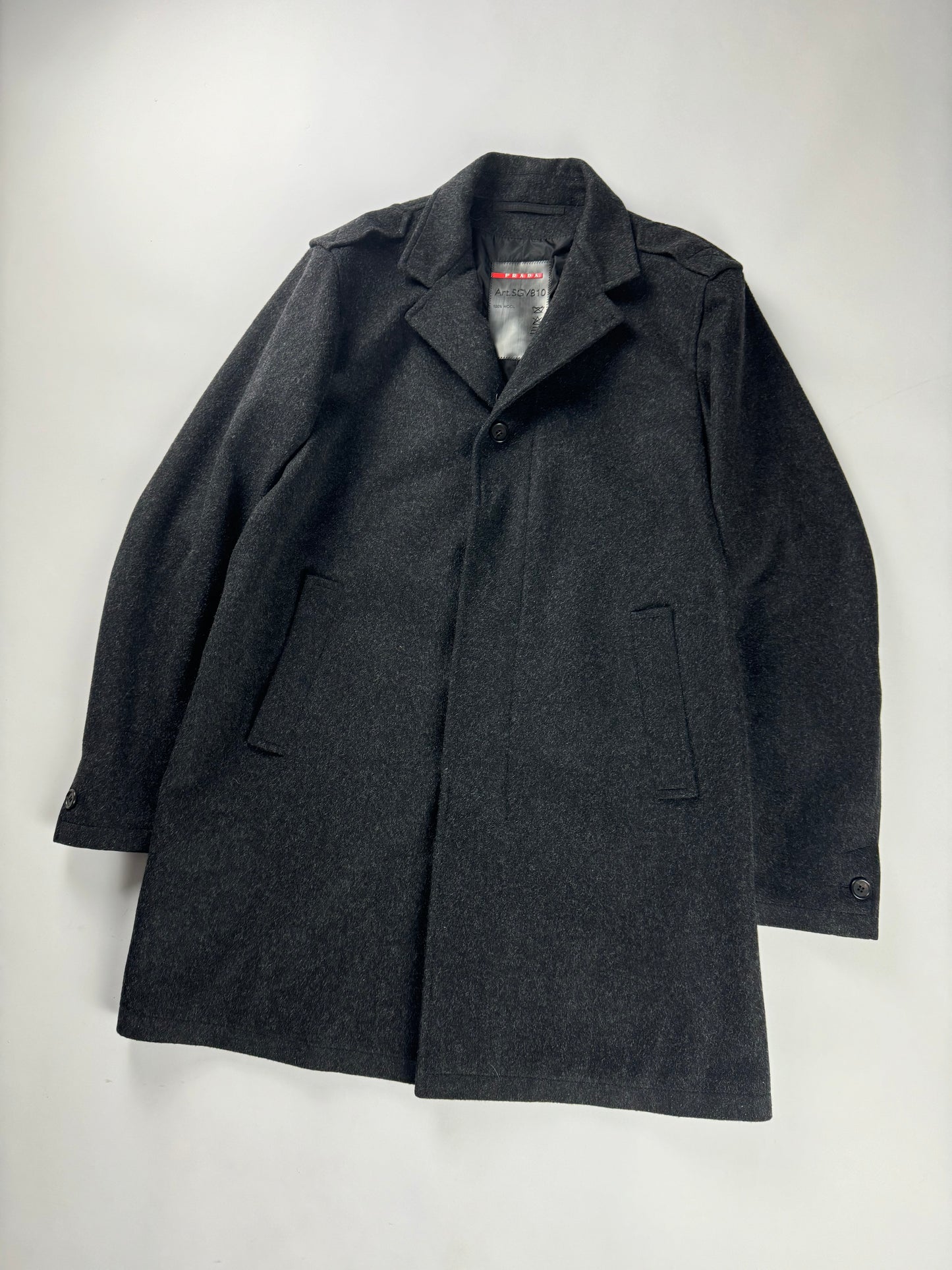 Prada Plush Wool Premium Overcoat FW 2006 - L