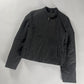 Louis Vuitton Dark Grey Cotton Stitch Details Rider Jacket 2000s - XS