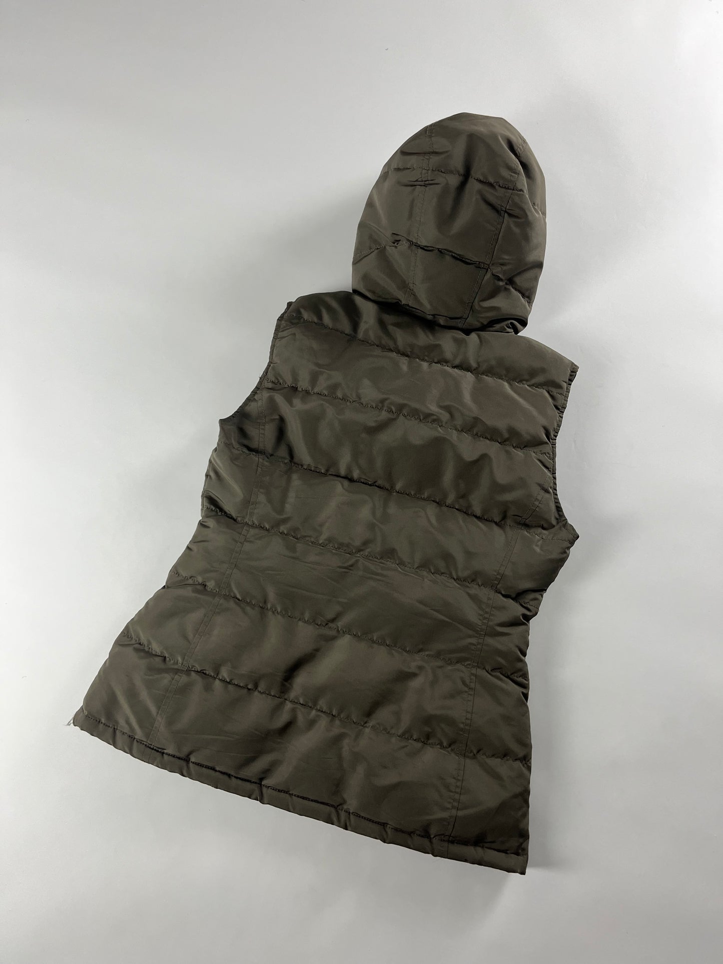 Prada Fur Hood Puffer Vest - S