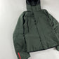 Prada Linea Rossa Technical Khaki Shell Nylon Jacket 2000s - S