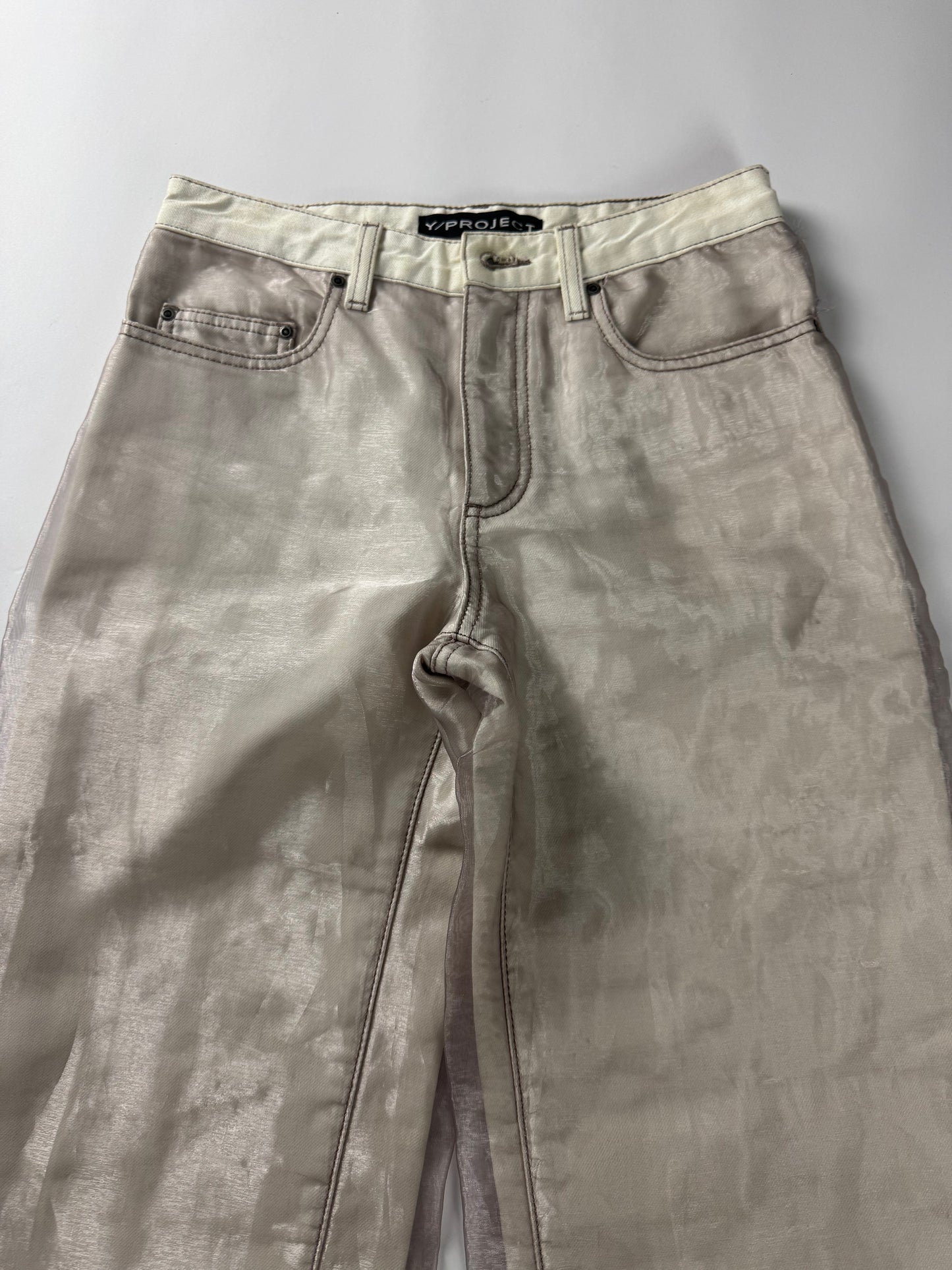 Y/Project Sample Illusion Translucent Organza Pants FW 2018 - S