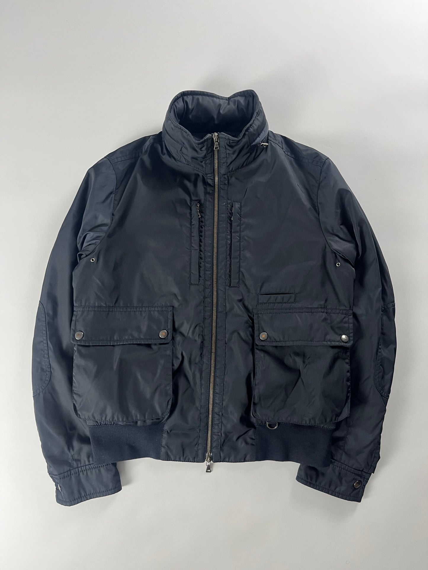 Prada Navy Double Pocket Parachute Jacket - S