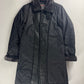 Prada Nylon Leather Panel Long Fur Details Coat SS 2006 - M