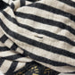 Jean Paul Gaultier Face Graphic Stripe Sleeves Mesh Top SS 2001 - M