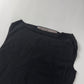 Rick Owens Black Dust Fringes Vest Top 2000s - S