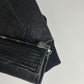 Rick Owens Black Shadow Leather Bomber Jacket 2010s - XL