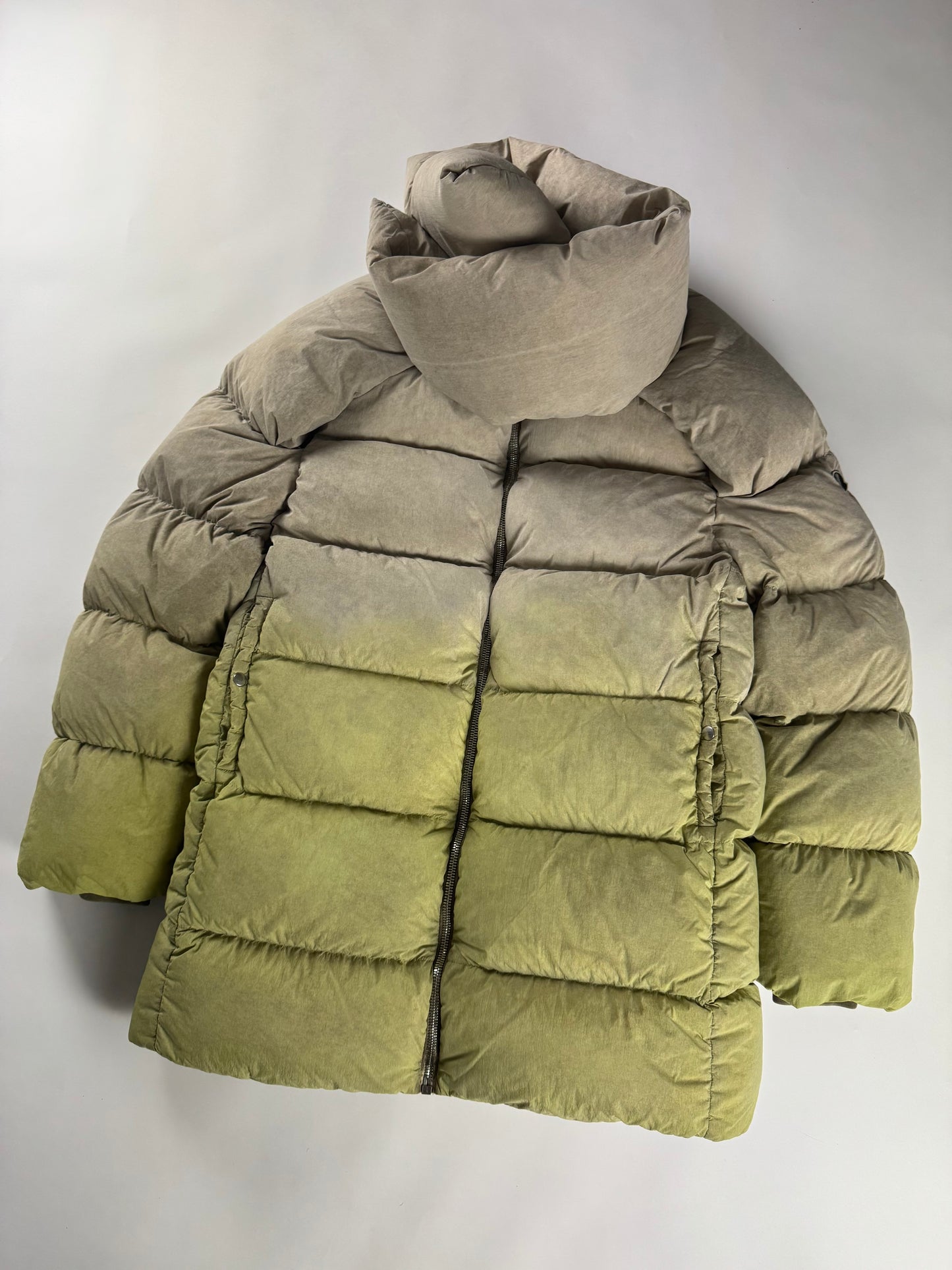 Rick Owens x Moncler Acid Gradient Cyclopic Convertible Down Long Jacket FW 2023 - M