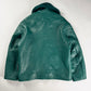 Balenciaga Sample Green Shearling Aviator Bomber Jacket FW 2019 - M