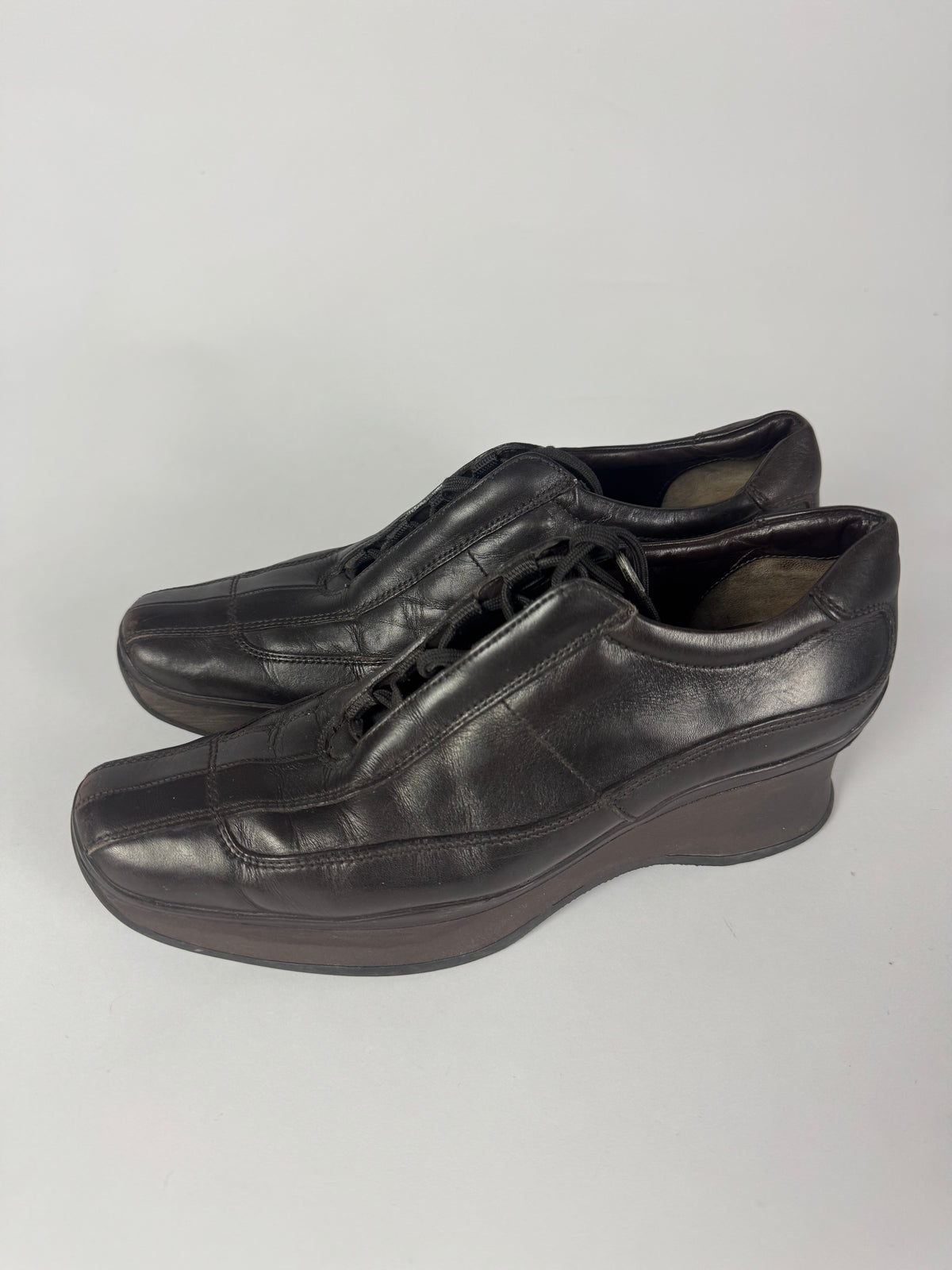 Prada Sport Leather Low Aero Platform Shoes FW 1999 - 38 IT/38,5 EU