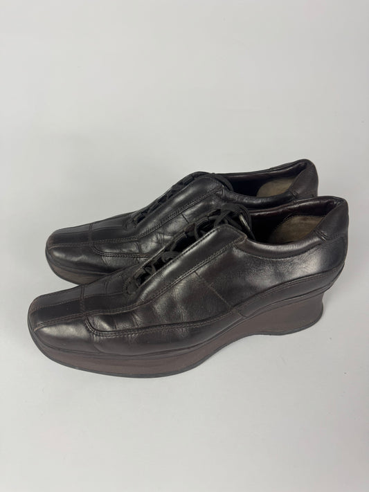 Prada Sport Leather Low Aero Platform Shoes FW 1999 - 38 IT/38,5 EU