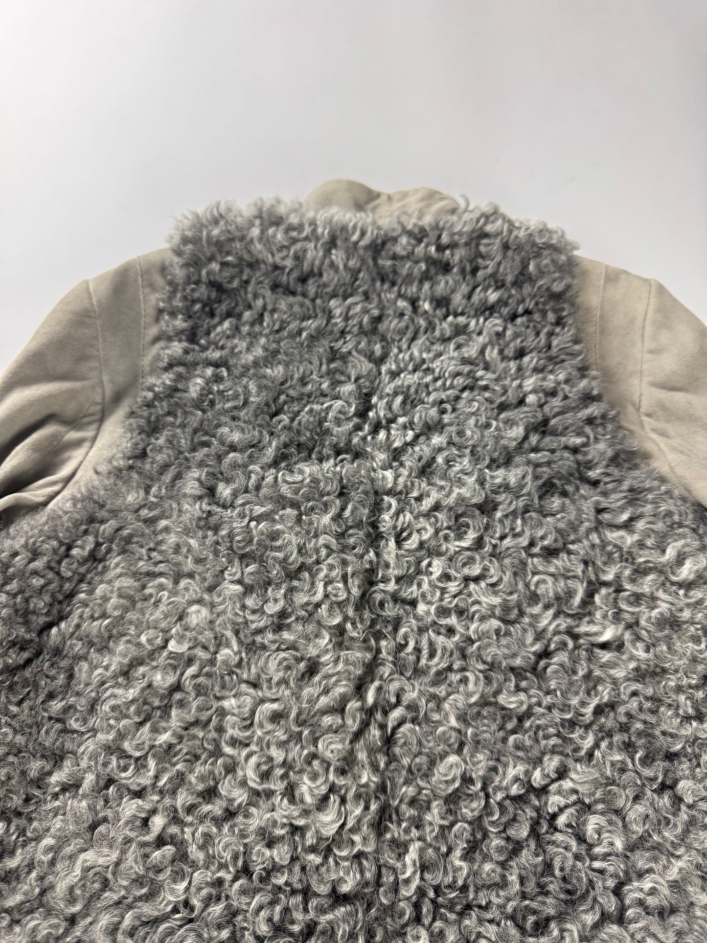Balenciaga Nicolas Ghesquière Lamb Leather Fur Jacket Pre-Fall 2008 - XS