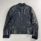 Dior Homme Napoleon Military Marine Leather Jacket FW 2008 - M