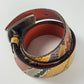 Prada Snakeskin Orange Leather Belt SS 2005 - 80 CM