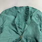 Hermès Sample Turquoise Lightweight V Neck Blouson Exposed Stitching SS 2022 - M