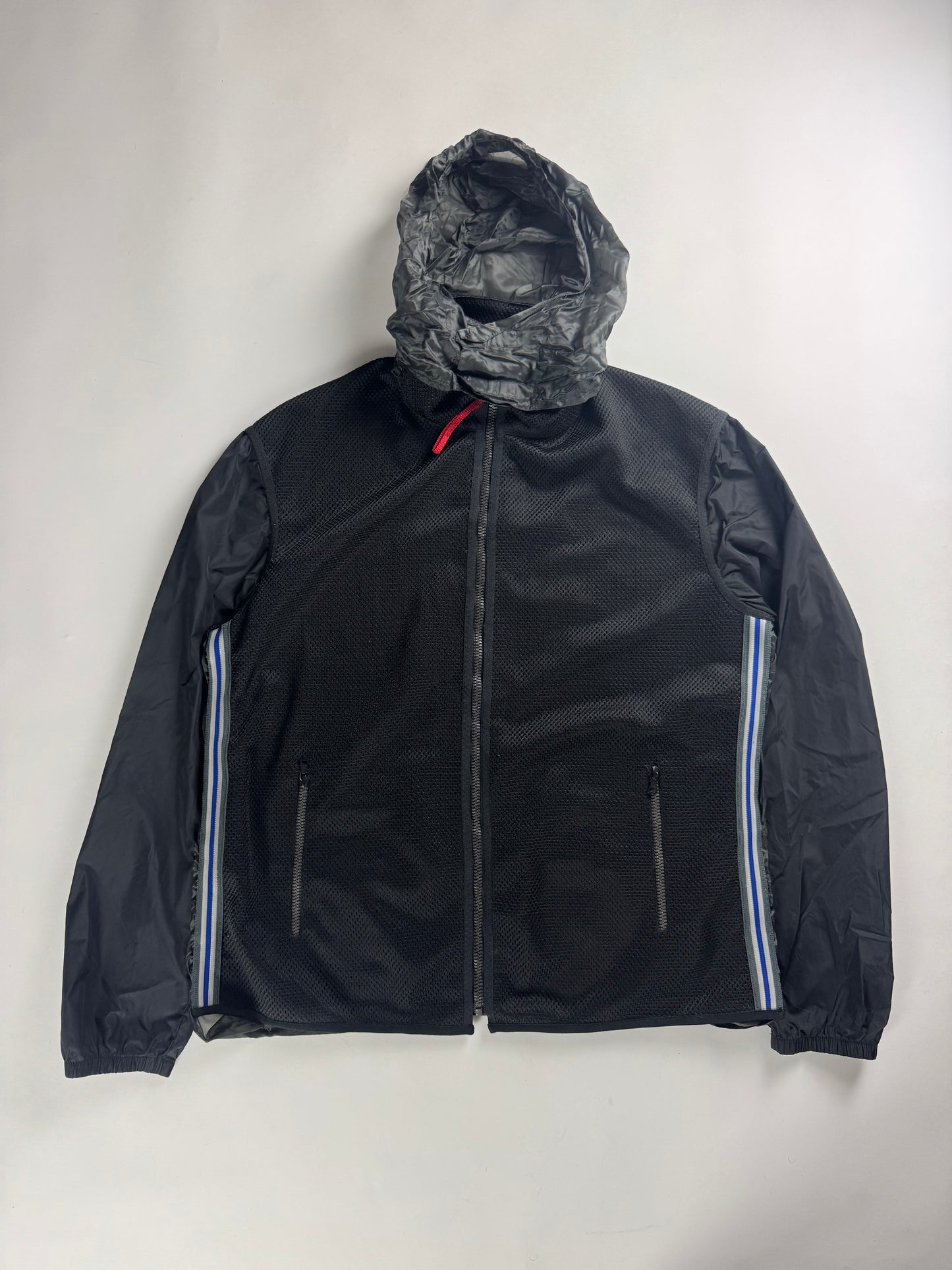 Prada Sport Translucent Back Mesh Jacket Nylon SS 2000 - L