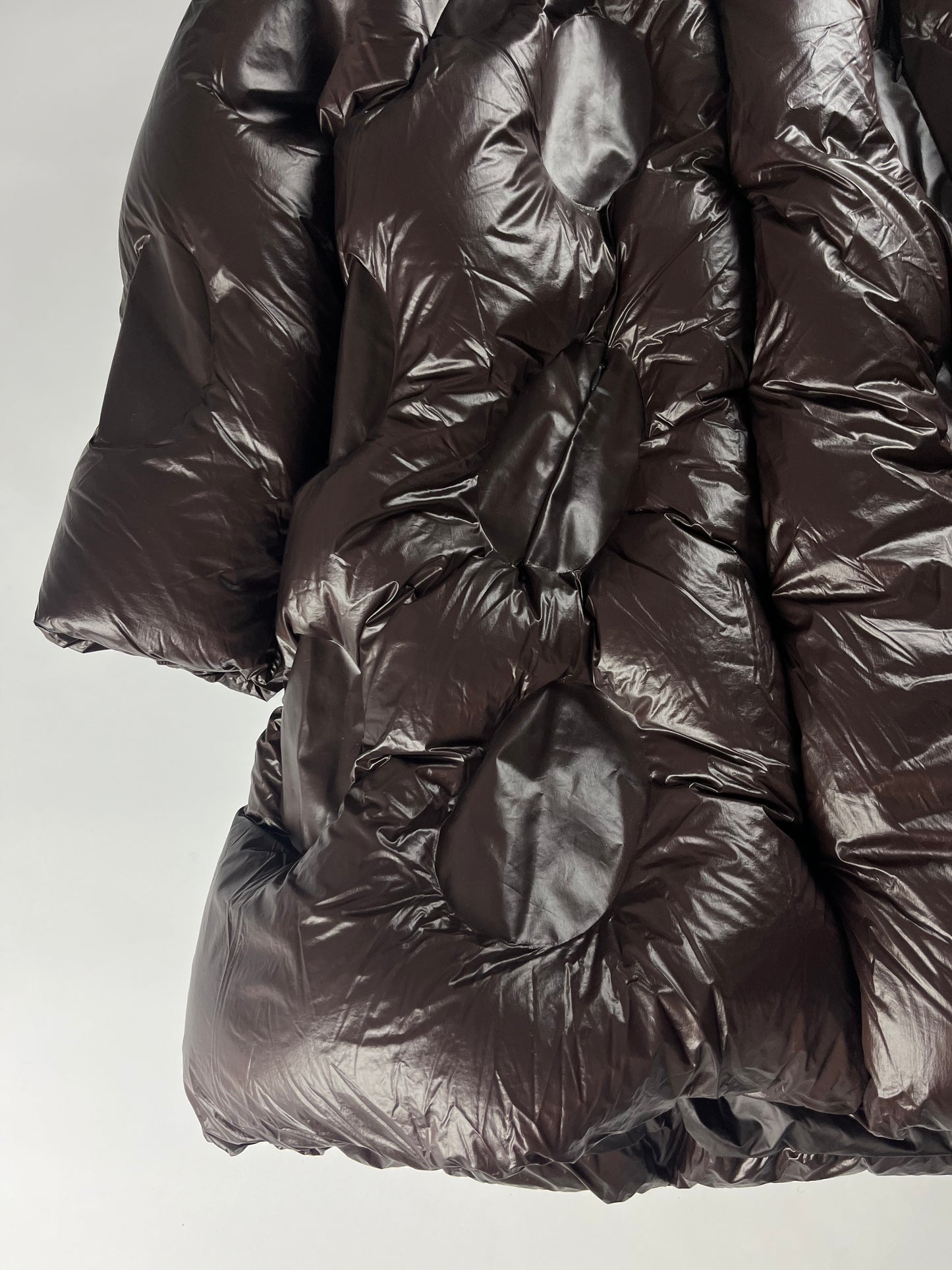 Moncler Genius x Dingyun Zhang Brown Laphia Long Down Coat - S