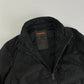 Prada Black Nylon Light Leather Trimmed Jacket FW 2008 - M