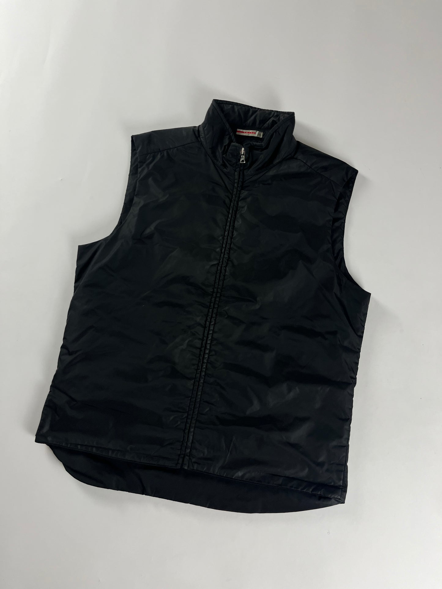 Prada Sport Essential Black Nylon Vest SS 2006 - L