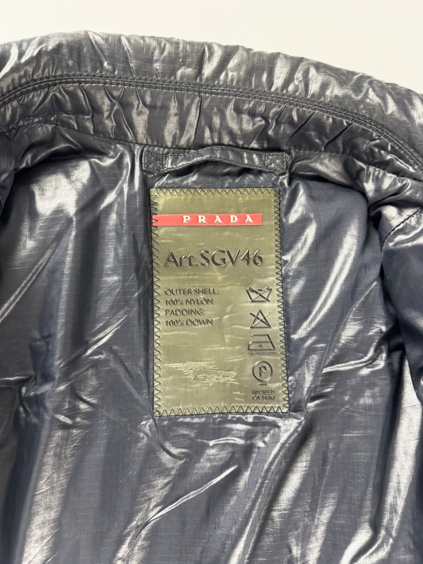 Prada Marine Padded Nylon Jacket FW 2008 - M