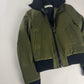 Lanvin Sample Oversize Zipper Green Bomber Jacket FW 2022 - S
