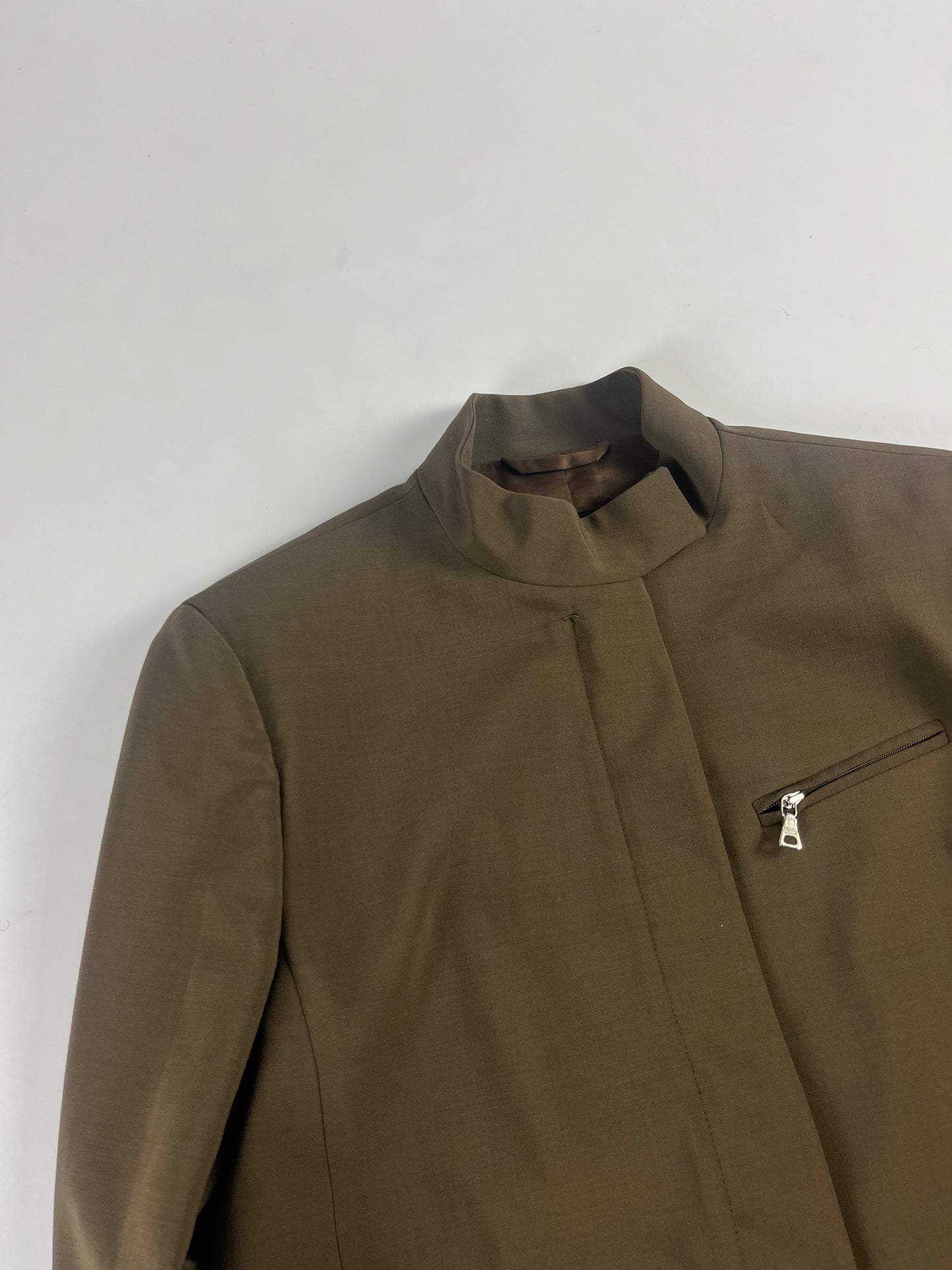 Prada Nylon Buttoned Light Work Zip Jacket FW 1999 - XS