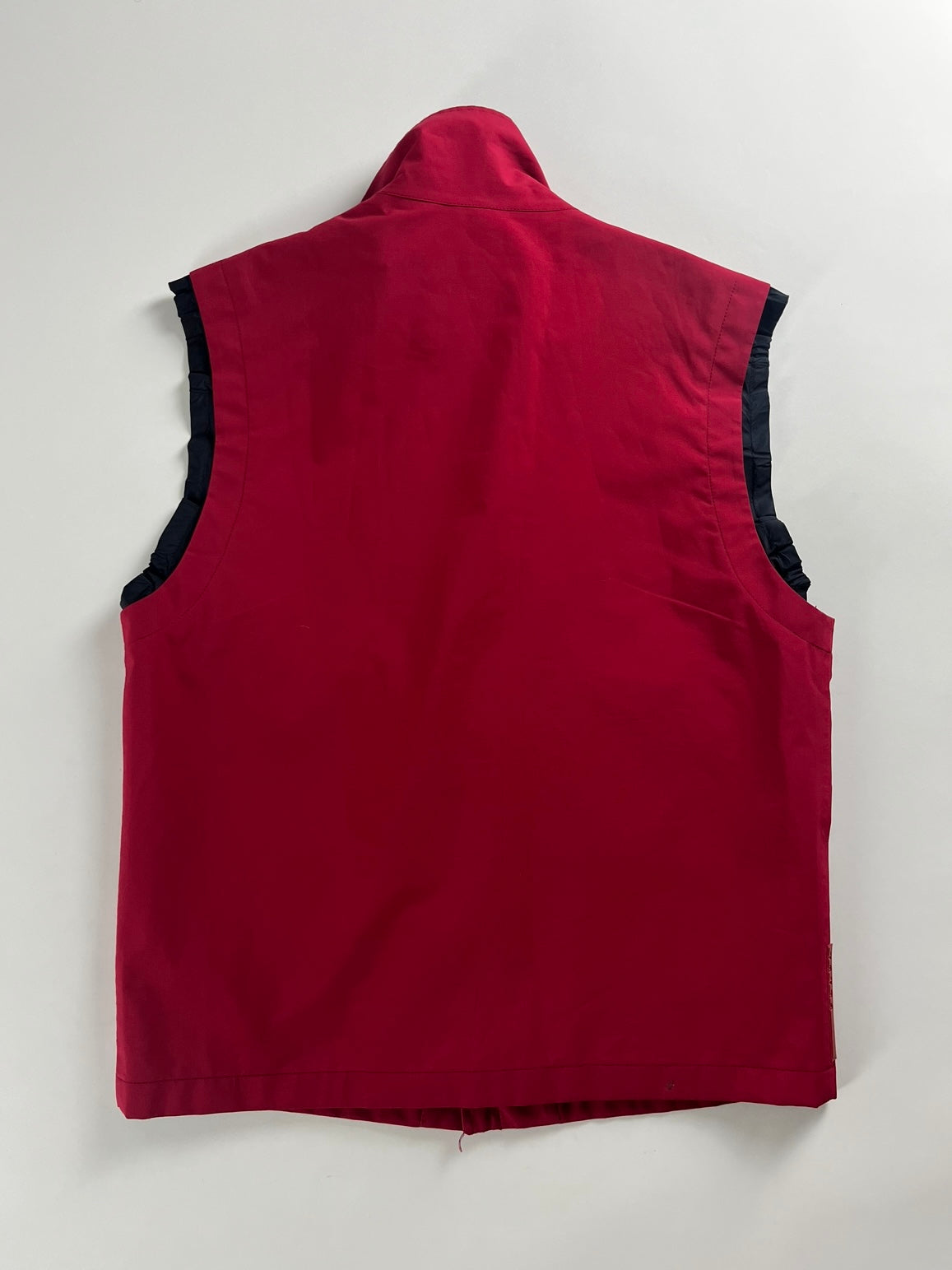 Prada Linea Rossa Red Nylon Sleeveless Vest SS 2000 - M