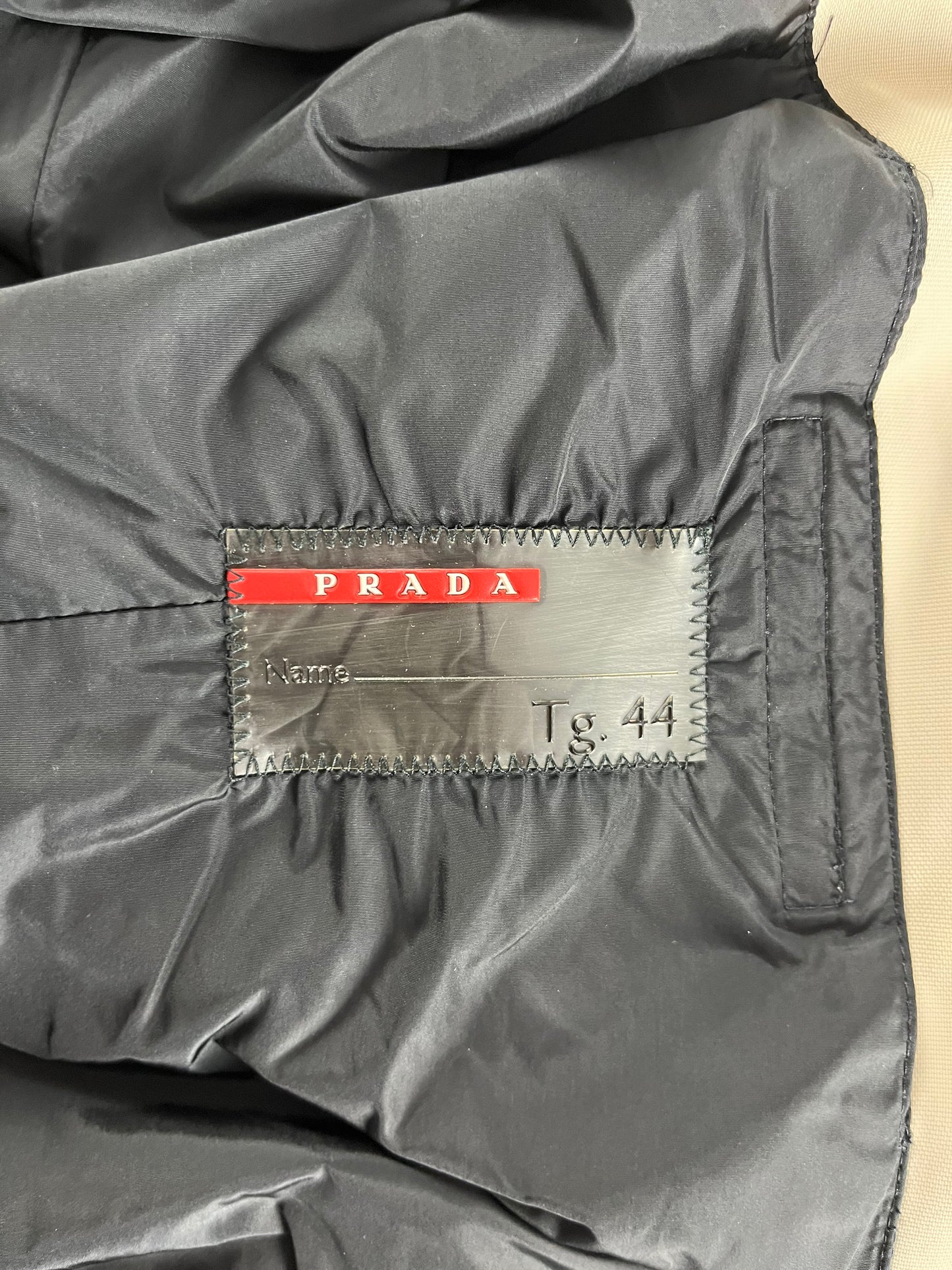 Prada Linea Rossa Cream Strapped Jacket FW 1999 - S