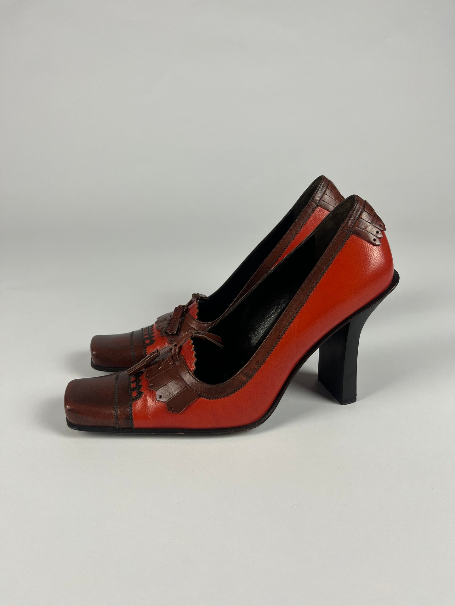 Prada Leather Heels FW 1999 - 37,5 IT/ 38,5 EU