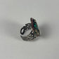 Jean Paul Gaultier Love & Death Adjustable Heart Ring 1990s - OS