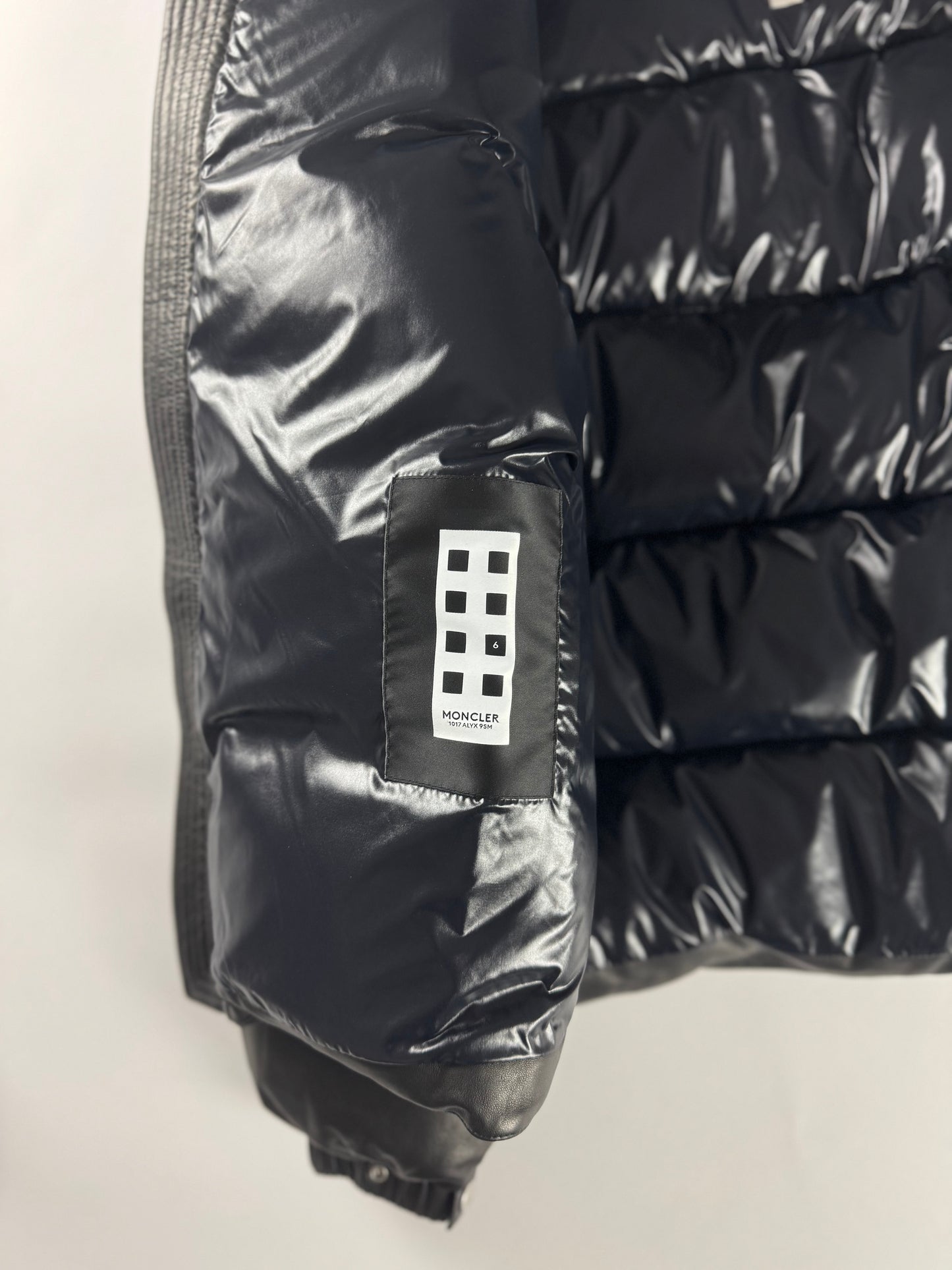 Moncler 6 1017 Alyx Studio 9SM Alman Puffer Lamb Leather Jacket FW 2022 - M