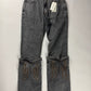 Y/Project Mini Cowboy Cuff Grey Denim Pants SS 2023 - 33 US