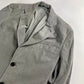 Hermès Sample Grey Tailored Cotton Minimalist Blazer SS 2022 - M