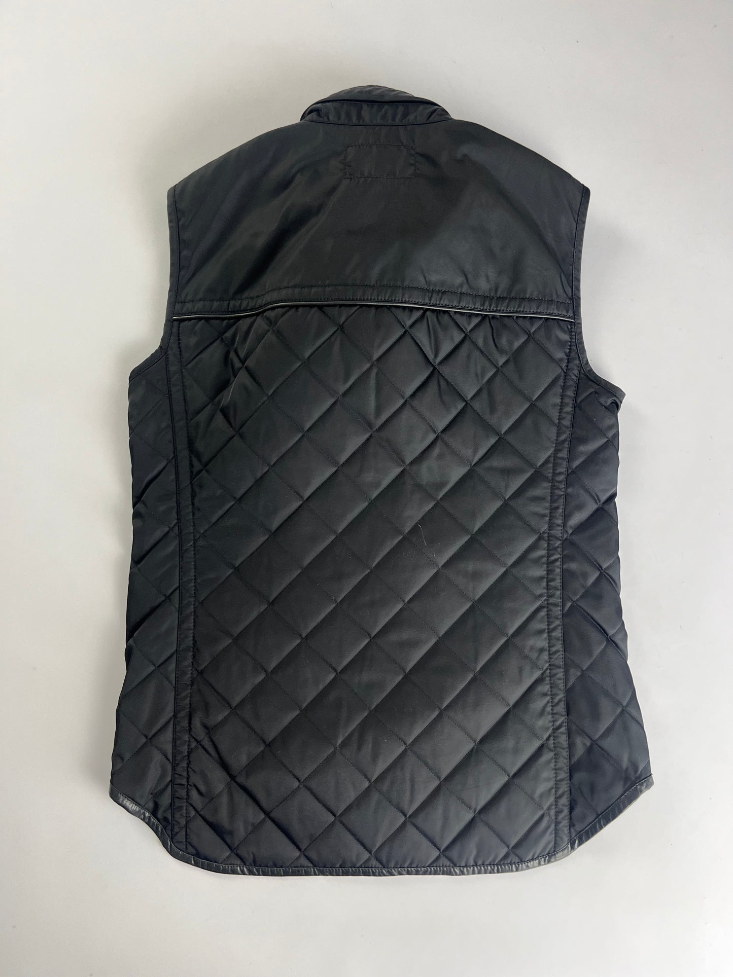 Prada Hidden Nylon Hoodie Hybrid Vest - M