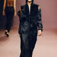 Prada Linea Rossa Convertible Sleeve Dyed Kid Fur Hooded Coat FW 1999 - S