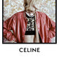 Celine Hedi Slimane Nylon Teddy Bomber Jacket SS 2020 - M