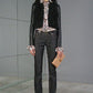 Balenciaga Nicolas Ghesquière Lamb Leather Fur Jacket Pre-Fall 2008 - XS