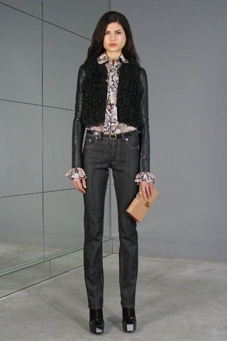 Balenciaga Nicolas Ghesquière Lamb Leather Fur Jacket Pre-Fall 2008 - XS